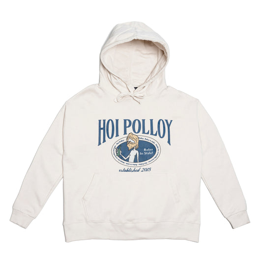 Relax In Style Ivory Hoodie