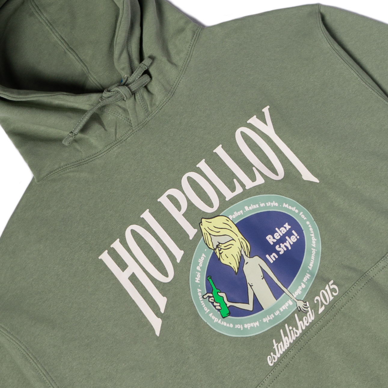 Relax In Style Green Hoodie
